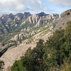 Vistes des de la Miranda de Santa Magdalena